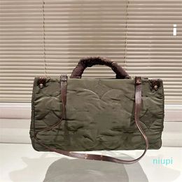 Designer Winter Totes Shopping Cotton Bag Letter Handbag Purse Silver Women Wallet vintage cross body Classic shoulder bag