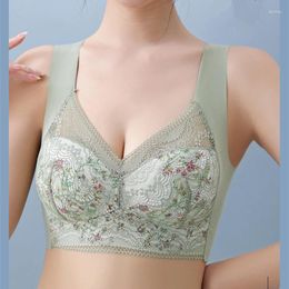 Camisoles & Tanks Large Size Ice Silk Seamless Beautiful Back Bra Integrated Tube Top Underwear Thin Section Big Chest Small Vest Style