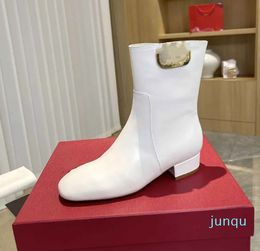 Luxury DesignFashion Women's Work Decoration Snow Skid Anti slip Knight Boots Martin Boots Casual Socks Boots