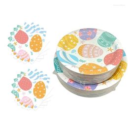 Disposable Dinnerware 75Piece Serves 25 Easter Dinner Plates Paper Perfect For Home Office Restaurants Schools