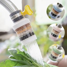 Kitchen Faucets Flexible Adjustable Water Saving Philtre Nozzle Tap 6-layer Filtration Faucet