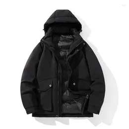 Men's Jackets Winter Jacket Men Coats Hooded Waterproof Trench Plus Size 5XL 6XL 7XL Oversize Black Windbreaker Autumn Cotton Padded