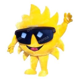 2024 New Sun Mascot Costumes Halloween Cartoon Character Outfit Suit Xmas Outdoor Party Festival Dress Promotional Advertising Clothings