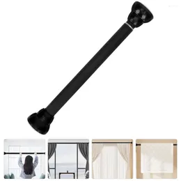 Shower Curtains Indoor Wall Fixed Clothes Pole Free Punching Retractable Rail Curtain Rods No Drilling