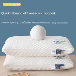 Pillow Neck pillow help sleep do not collapse washed pillow core 1 pc Hygroscopic perspirant student bedroom pillow core 231218