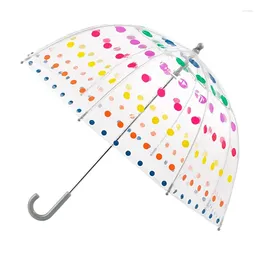 Umbrellas Promotion! Kid's Clear Bubble Umbrella Men's And Women's Children's Transparent Long Handle Fashion