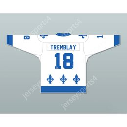 Custom ETIENNE TREMBLAY 18 LE NATIONAL DE QUEBEC HOCKEY JERSEY NEW Top Stitched S-M-L-XL-XXL-3XL-4XL-5XL-6XL