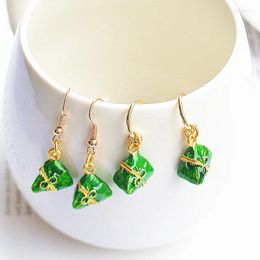 Dangle Earrings Fashion Funny Zongzi For Women Girls Simple Delicate Simulated Food Geometric Traditional Festival