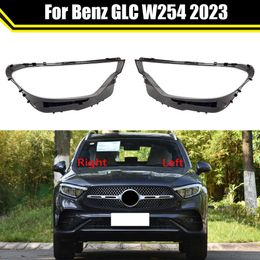 Auto Headlamp Shell for Mercedes-benz GLC W254 GLC200 GLC260 GLC300 2023 Car Front Headlight Cover Lampshade Lampcover Caps