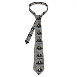 Bow Ties Nicolas In A Cage Tie Funny Nicholas Print Wedding Party Neck Elegant For Men Collar Necktie Birthday Present