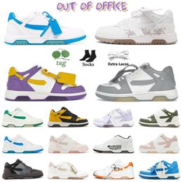 Out Of Office Sneaker Low Top Casual Shoes White Mint Khaki Lilac Vintage Luxury Distressed Trainers Leather Designer Flatform Walking Mens Women Outdoor Shoes