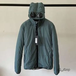 Stones Island Chrome-r Padded Jacket Winter Warm Thick Men Two Lens Glasses Cp Hoodies Casual Windproof Coat Goggle 307