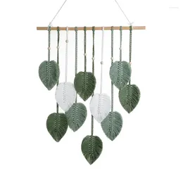 Tapestries Wall Hanging Tapestry Tree Leaf Macrames For Home Decoration Wedding Backdrops 87HA