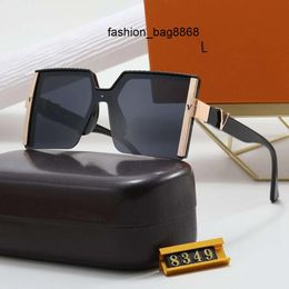 Sunglasses 5A Sunglasses Designer For Women Eyewear and Men Fashion Model Special UV 400 Protection Letter Big Leg Double Beam Frame Outdoor