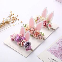 Hair Accessories Antler Po Props Ear Headdress Flower Korean Style Headband Headwear Children Hoop Girl Elastic Band