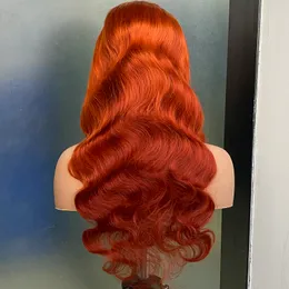 Wholesale Grade 12A 10A Malaysian Indian Brazilian Orange Silky Straight 13x4 Transparent Lace Frontal Wig 18-26 Inch 100% Raw Virgin Human Hair