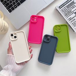 Matte TPU Soft Phone Cases For iPhone 15 14 11 13 12 11 Pro Max Back Soft Cover DIY Cellphone Case Plain Colourful Black White Factory Price