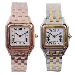 U1 Top AAA rectangular womens tank watch couple watches high quality panthere 22 27mm square watch gift Classic Sapphire Waterproof Sports mon tre luxe Gold J553