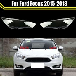 Headlight Cover PC Material Headlamp Shell Transparent Lampshade Glass Lens Case Light Caps for Ford Focus 2015 2016 2017 2018