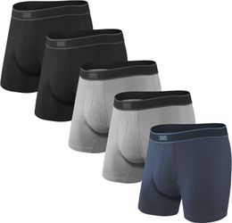 SAXX Men's Underwear - Daytripper Boxer Brief Fly 5Pk with Built-in Pouch Support - Underwear for Men