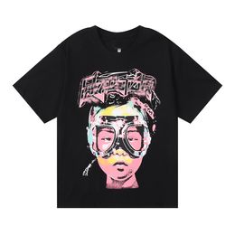 t shirt graphic men women tees designer t shirt crew neck breathable anti shrink cotton letter print painting pattern hiphop casual summer sports short sleeve S-XL mkj
