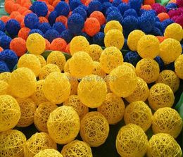 Party Decoration 3CM 20PCS/LOT Sepak Takraw Ball RATTAN CURTAIN DEC Festival Personal Charm Pendant HOME