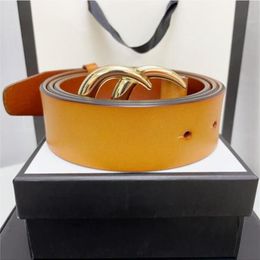 2023Fashion Belts Womens and men designers belt Leather Black Brown Classic Casual Belt cinturones de dise With gift box A1308n