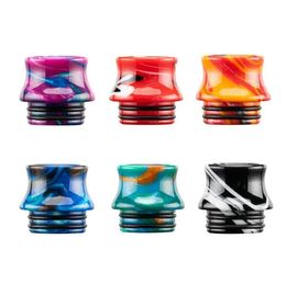 Epoxy Resin 810 drip tips in good price Mouthpiece For Vaporizer Atomizers TFV12 prince TFV8 Tank Mixed Colour Best quality