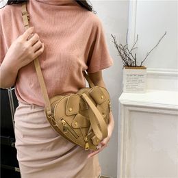 Factory sales womens shoulder bags 6 colors spice wind clothes fashion bag niche popular love women handbag street trend rivet handbags 315241#