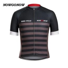 Tops NEW Man 2017 cycling jersey clothing bike wear tops bicycle cycle shirt brown black MTB road team pro ride tops NOWGONOW maillot c