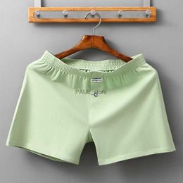 Underpants Men Cotton Boxer Briefs Sexy Bulge Pouch Underwear Shorts Trunks Panties Comfort Casual Underpant Elastic Breathable Flat BoxersL231218