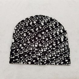 Knitted Korean Edition Woollen Casual Fashion Brand Men's Women's Autumn and Winter Warm Cold Couple Embroidered Hat