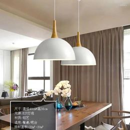 Pendant Lamps Nordic Restaurant Chandelier Personalised Dining Table Lamp Nut Chain Store Supermarket Semicircle