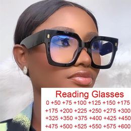 Sunglasses Vintage Big Frame Square Reading Glasses Women Men Fashion Brand Prescription Eyeglasses Transparent Computer Blue Ligh1560