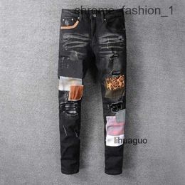 Print Biker amari Jeans amirl Straight Men amirlies Designers am Distressed Ripped amis Slim imiri Denim for amiiri s Mens Army Womens Fashion Mans Skin AGO0