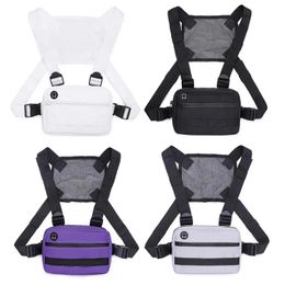 Bags Outdoor Bags Fashion Multifunctional Hip Hop Chest Bag Straps Unisex Rectangle Travel Running Phone Streetwear Waist Pack