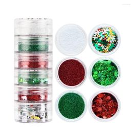 Nail Glitter Festive Designs Water Proof Shiny High Quality Christmas Manicure Accessories Holiday Lasting