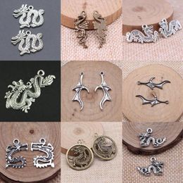 Charms Vintage Dragon Pendant Accessories For Jewellery