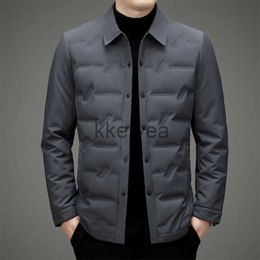 Men's Down Parkas 2023 Winter High-end Men 90% White Duck Down Jacket Warm Down Jacket Fashion Winter Jacket Lapel Fashion Casual Thickened Jacket J231219