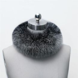 Real Fur Scarf Women Headband Scarves Neck Warmer Natural Fur Wrap Cape Shawl Poncho Snood Winter Warm Magnet247Y
