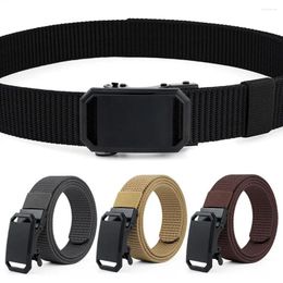 Belts Simple Wild Style Nylon Braided Belt Men Business Casual Weave Waist Band Canvas Strap