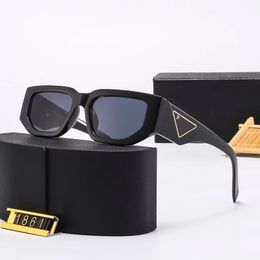 New designer sunglasses, high-quality glasses, UV400 lenses, mixed Colours for men and women, optional triangle signature with original box