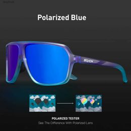 Sunglasses SCVCN Polarized Cycling Glasses Men Women Outdoor Sports Running Sunglasses Mountain Road Bicycle Glasses UV400 Safety EyewearL231219