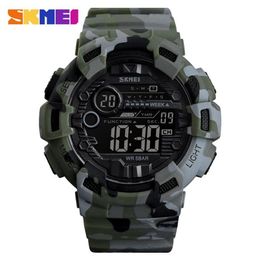 SKMEI 1472 Men Digital Watch Calendar Chronograph Outdoor Sports Watches Waterproof Male Wristwatch Relogio Masculino253m