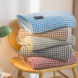 Blankets Swaddling YanYangTian Home Textile Milk Fleece Blanket Cover Thick Bedspread on the bed Fluffy Plaid Sofa Cover for adult kids 231219