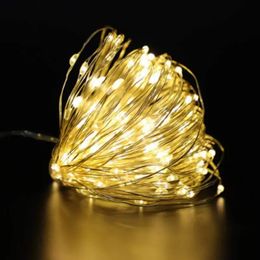 19.37inch Led Copper Wire Fairy Lights, Waterproof LED String Lights, Battery Operated DIY Wedding Party Christmas Decoration