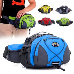 Outdoor Bags Running Waist Pack Nylon Climbing Sling Bag Reflective Strip Adjustable Shoulder Strap Men Women Sports Fitness Bags 231218