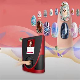 Portable Intelligent Nail Machine Printer 3D Painted Automatic Printing Portable Celebrity Home Nail Machine Artefact With Cartridge