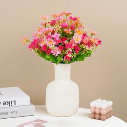 Decorative Flowers Artificial Gerbera Wedding INS Decor Style For Home Tabletop Fake Decorations