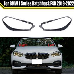 Car Headlight Transparent Lens Cover Lampshade for 1 Series Hatchback F40 2019 2020 2021 2022 Head Light Lamp Clear Shell